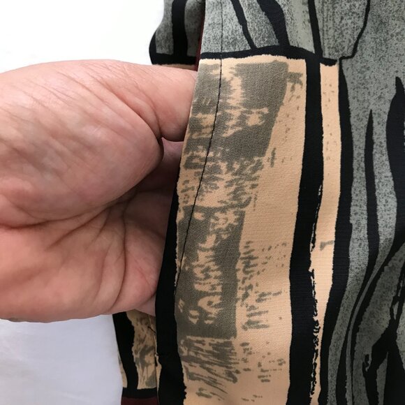 Caribou New York Jackets Women Size Medium Gray Red Full Zip Pockets Long Sleeve - Picture 11 of 14